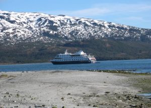 Chile Patagonia - Australis view ship
