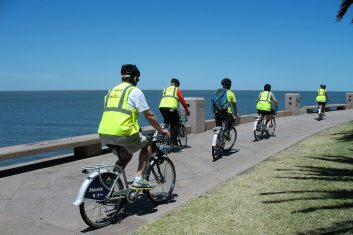 Uruguay - Montevideo - Rambla fietstocht