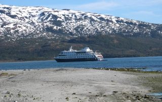Chile Patagonia - Australis view ship