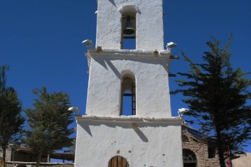 Chile San Pedro Atacama - Biking Churchtower